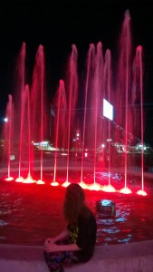 Cassie at Fuze with dancing water 3